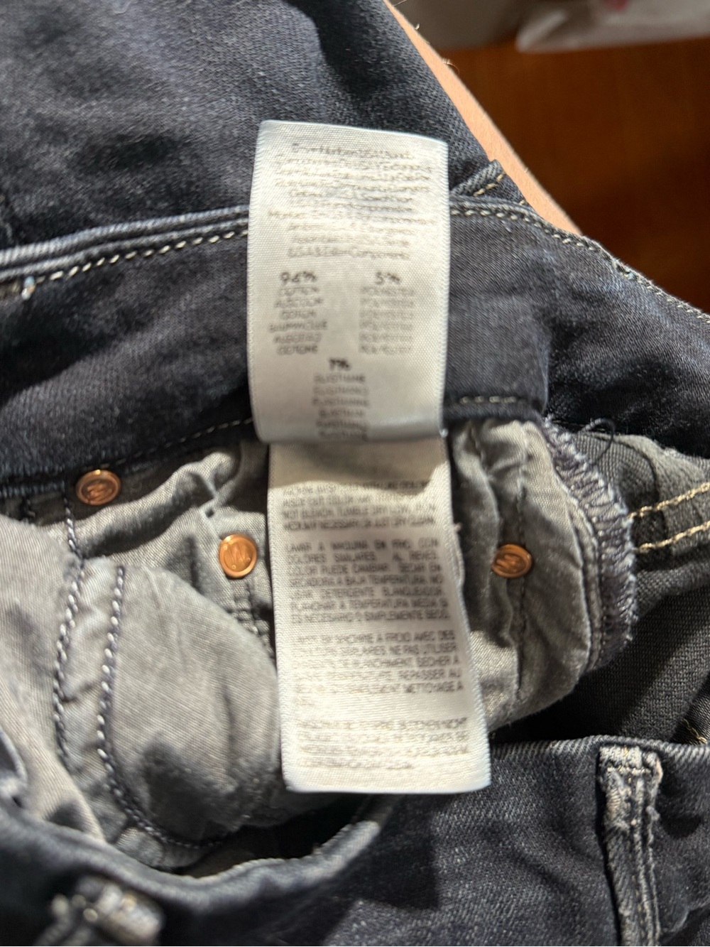 MOTHER Dark Blue The Looker Ankle Skinny Jeans - Picture 8 of 8